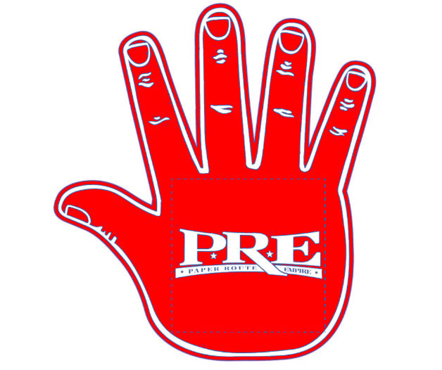 RED PRE Foam Finger